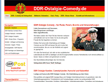 Tablet Screenshot of ddr-ostalgie-comedy.de